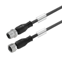 Weidmüller 9457230650 sensor- en actuatorkabel 6,5 m M12 Zwart