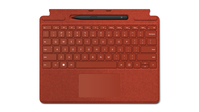 Microsoft Surface Pro Signature Keyboard with Slim Pen 2 Rot Microsoft Cover port AZERTY Französisch