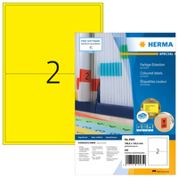 HERMA 4565 étiquette auto-collante Rectangle Jaune 200 pièce(s)