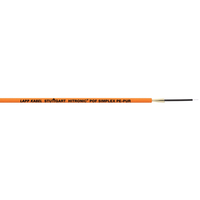 Lapp HITRONIC POF SIMPLEX PE-PUR câble de fibre optique Orange