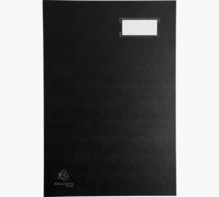 Exacompta 57021E carpeta Caja de cartón Negro A4