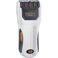 Laserliner StarSensor 50 digitális keresőműszer Vastartalmú fém, Élő kábel, Fém, Nem vastartalmú fém, Fa