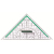 Faber-Castell 177090 driehoek Transparant 1 stuk(s)