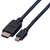 ROLINE 11.04.5791 adaptador de cable de vídeo 2 m Mini DisplayPort Negro