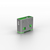 Lindy 40461 port blokkoló Portblokkoló USB A típus Zöld Akrilnitril-butadiénsztirol (ABS) 10 db