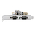 StarTech.com Scheda seriale PCI Express a due porte - Scheda di interfaccia seriale da PCIe a 2x RS232 (DB9)- Scheda PCIe con staffe standard o a basso profilo - 16C1050 UART - ...