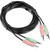 Trendnet TK-CD10 toetsenbord-video-muis (kvm) kabel Zwart 3 m