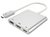 DLH DY-TU2720G station d'accueil USB 3.2 Gen 2 (3.1 Gen 2) Type-C Blanc