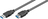 Microconnect USB3.0AAF1B câble USB 1 m USB 3.2 Gen 1 (3.1 Gen 1) USB A Noir