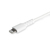 StarTech.com Câble USB-C vers Lightning Blanc Robuste 1m - Câble de Charge/Synchronistation USB Type C vers Lightning Fibre Aramide - iPad/iPhone 12 Certifié Apple MFi