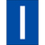 Brady NL859A4BL-I etiket Rechthoek Permanent Blauw, Wit 1 stuk(s)