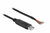DeLOCK 90416 seriële kabel Zwart 2 m USB 2.0 RS-232