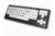 Ergoline 3405000-BLK klawiatura Biuro USB QWERTY Angielski Czarny, Biały