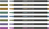 STABILO Pen 68 metallic Filzstift Medium Kupfer, Gold, Metallicblau, Metallic green, Metallic pink, Metallic violett, Silber