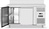 HENDI Kühltisch zweitürig Profi Line - max: -2/+8°C - 230 V - 250 W -