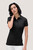 Damen Poloshirt MIKRALINAR®, schwarz, L - schwarz | L: Detailansicht 7