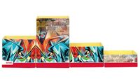 ROTH Set de pots à crayons "Graffiti", en carton, 4 pots (57501180)
