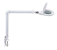 LED lamp with magnifying lens MAULsource, dimmable