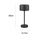 2er SET Akku Tischleuchten 30cm, per USB aufladbar, dimmbar, Schwarz