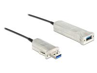 DELOCK USB3.0 Verl. A -> A St/Bu 50.00m Optisches Kab