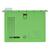 ELBA chic ULTIMATE Hängehefter, DIN A4, 240 g/m² starker Kraft-Karton, für ca. 200 DIN A4-Blätter, für kaufmännische Heftung, mit Komfort-Sichtreiter, mit Daumenausschnitt, grün...