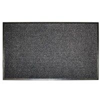 Doortex Ultimat Dirt Trapping Mat for Indoor Use 70% Micro 30% Polypropylene Fibres Rubber Vinyl Backing 60 x 90cm Grey FC46090ULTGR