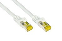 RJ45 Patchkabel mit Cat. 7 Rohkabel und Rastnasenschutz (RNS®), S/FTP, PiMF, halogenfrei, 500MHz, OF