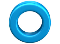 Ringkern, T38, 4090 nH, ±30 %, Außen-Ø 10 mm, Innen-Ø 6 mm, (H) 4 mm