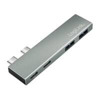 LogiLink USB-C® dokkoló állomás UA0399 Alkalmas (márka): Apple USB-C® tápellátás