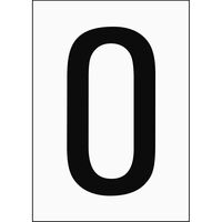 Numbers & letters DIN A4 size 210.00 mm x 297.00 mm NL7541A4WH-0, Black, White, Rectangle, Permanent, Black on white, A4, PolyesterSelf Adhesive Labels