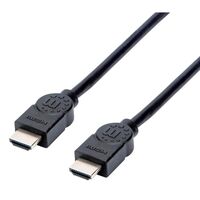 Hdmi Cable, 4K@30Hz (High Speed), 1.5M, Male To Male, Black, Equivalent To Hdmm150Cm, Ultra Hd 4K X 2K, Fully Shielded, Gold Plated