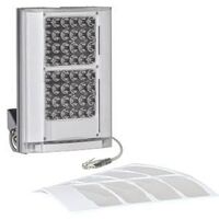 VARIO2 IP i16 Network Illum 3 angle options included, 24V DC power input, silver, White-Light Security Camera Accessories