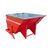 XXL tilting skip with positioning aid