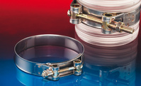 Collier de serrage pour la fixation de tuyaux lourds; qualité W1; Ø 113-121mm; CLAMP 211