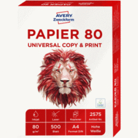 Kopierpapier A4 80 g/qm 500 Blatt weiß
