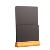 Olympia Double Blackboard Menu Holder with 2 Melamine Boards - 325x210x55mm