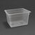 Nisbets Essentials Polypropylene 1/2 Gastronorm Container without Lid - 200mm