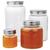 Vogue Glass Screw Top Preserving Jar 85ml - Dishwasher Safe - Pack of 13