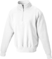 Sweatshirt Workwear, Half Zip, Gr. S,weiß