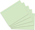 Karteikarte liniert, 100 Karten, 7 mm, grün, DIN A7