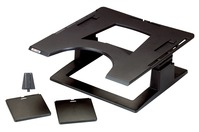 3M™ Notebook-Ständer LX500, 32,0 x 32,0 x 10,2 - 15,2 cm, schwarz, 1 Notebookständer