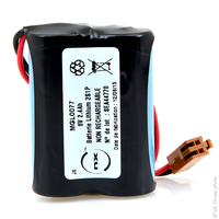 Pack(s) Batterie automate 2x CR17450 2S1P ST1 6V 2.4Ah JAE