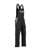 Latzhose Industrie 2665 schwarz/grau