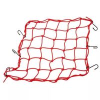 Lampa "Spider" elasztikus csomagleszorító háló - 42x42cm - piros (0190501)