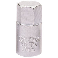Draper 38323 17mm Hexagon - 3/8" Square Drive Drain Plug Key