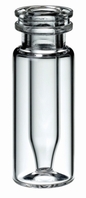 Schnappringflasche N 11 Außendurchmesser: 11,6 mm Außenhöhe: 32 mm klar flacher Boden mit integriertem Einsatz 0,2 mL ko