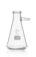 500ml Beuta filtrante DURAN® con raccordo per tubo di vetro forma Erlenmeyer