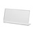 Chevalet de table / porte-cartes de menu / chevalet "Classic" en verre acrylique | 2 mm 1/3 A4 paysage