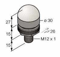 TURCK K30LGRYPQ, K30LGRYPQ Multifunktions-LED-Anzeige 3078925