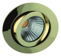 RUTEC LED Einbaustr. 7W ALU57353DTWOK gold o.Konverter 2000-2800K 40o 350mA